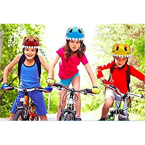  Popo Rabbit Dinosaur Multi-sport Safety Head Protective Adjustable Helmet Comfortable Bike Bicycle Cycling Skateboard Outdoor Sports Child Children Kid Boys Girls Youth Age 3-5 6-8