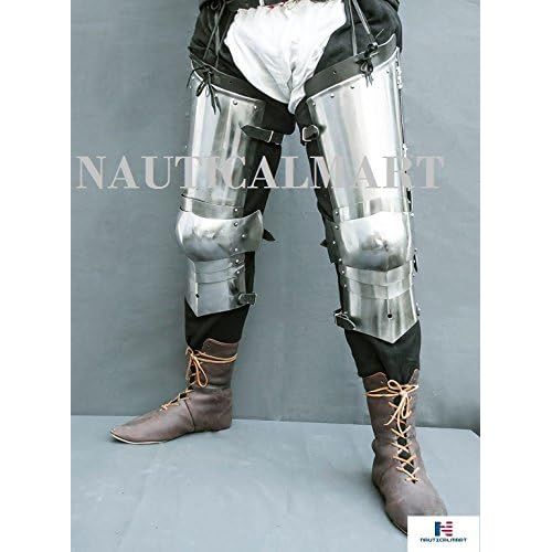 [아마존베스트]NauticalMart NAUTICALMART SCA Combat Leg Armor, Plate Legs, cuisses with poleyns