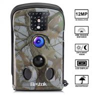 Bestok Trail Game Camera 1080P 12MP Hunting Wildlife Deer Cam Motion Activated Night Vision Full HD 2.4 LCD Display Waterproof IP65 for Wildlife Monitoring Outdoor Activities and H
