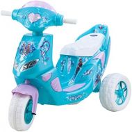 Kid Trax Frozen Twinkling Lights Scooter 6V Girls KT1163 Ride On, Blue