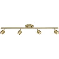 WAC Lighting TK-49534-BR Vector LED 4 Light Fixture Fixed Rail, One Size, Brushed Brass