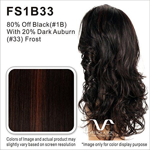  Vivica A. Fox OBSESS-V Remi Human Hair, Deep Lace Front Wig in Color FS1B30
