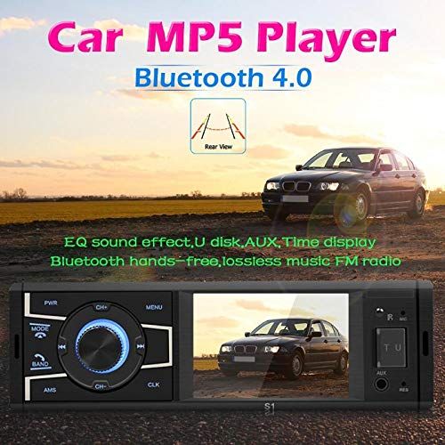  Gavita-Star - SWM S1 3.2 inch Screen Bluetooth Car Stereo Head Unit 12V FM Radio USB AUX-in Navigation GPS Remote Control Car MP5