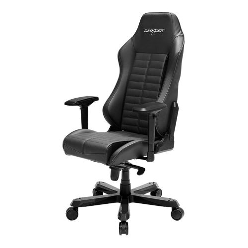  DXRacer Iron Series DOHIS133N with Name Racing Bucket Seat Office Chair X Large PC Gaming Chair Computer Chair Executive Chair Ergonomic Rocker with Pillows (Black)