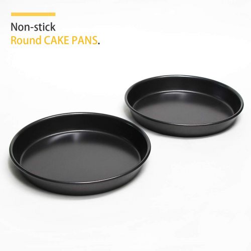  Bakeware Set, TOPTIER 6 Piece Nonstick Baking Pan Sets with Cookie Baking Sheets, Muffin Pan, Loaf Pan, Round Cake Pan, Roasting Pan for Baking | Prime Housewarming & Wedding Gift,