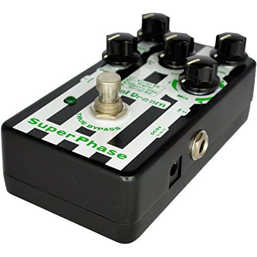  Aural Dream Super Phase Guitar Effect Pedal with 4 modes and 6 waves including 2 feedback modes reaching 48 phase effects true bypass