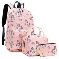 BTOOP School Backpack for Girls Cute Bookbag Laptop SchoolBag with Lunch tote for Teens Boys Kids Waterproof travel Daypack
