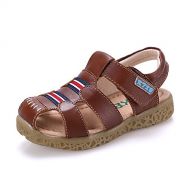 Tuoup Closed Toe Leather Beach Walking Sandals for Boys
