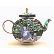 Kelvin Chen Enameled Miniature Tea Pot - Camille Monet & Child