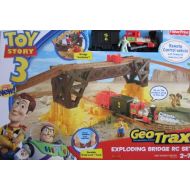 Fisher-Price GeoTrax DisneyPixar Toy Story 3 Remote Control Exploding Bridge Train Set