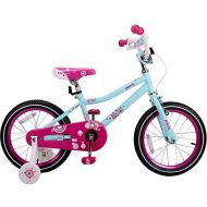 JOYSTAR Girls Bike with Training Wheels for 14 & 16 Bike, Kickstand for 18 Bicycle