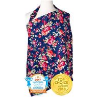 [아마존베스트]Kids N' Such Nursing Cover with Sewn in Burp Cloth for Breastfeeding Infants | Free Matching Pouch- Best Apron...