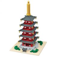 Nanoblock 5 Story Pagoda Building Set