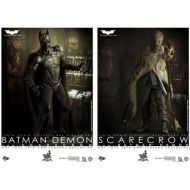 Hot Toys Batman Begins 10th Anniversary Exclusive Movie Masterpiece Deluxe Collectors 16 Scale Action Figure 2Pack Batman Demon Scarecrow