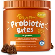 [아마존핫딜][아마존 핫딜] Zesty Paws Probiotic for Dogs - with Natural Digestive Enzymes + Prebiotics & Pumpkin - for Diarrhea & Upset Stomach Relief + Gas & Constipation - Allergy & Immune + Hot Spots