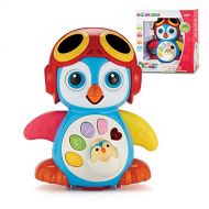 ToyThrill Singing Dancing Penguin Baby Toy - Sounds and Lights - Bump and Go Walking and Waving - Music, Story and Learning Modes  Colorful, Interactive, Educational