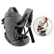 Caiyuangg caiyuangg Baby Convertible Carrier, All Carry Position Newborn to Toddlers Ergonomic Carrier with Soft Breathable Air Mesh and All Adjustable Buckles