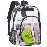 Eland Clear Backpack, Heavy Duty See Through Backpack, Transparent Large Bookbag for College, Work, Security Travel & Sports