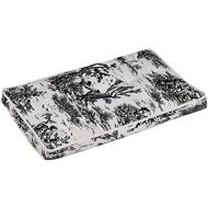 Bowsers Luxury Crate Mattress Dog Bed, Large, Onyx Toile