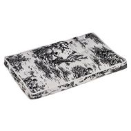 Bowsers Luxury Crate Mattress Dog Bed, Small, Onyx Toile