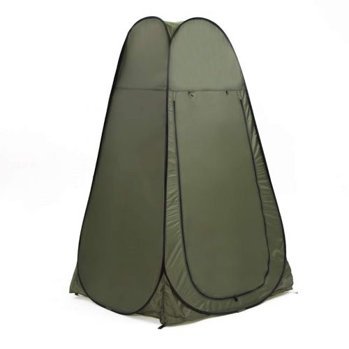  AUSWIEI Outdoor Portable Pop-up Shower Dress Moveable Toilet Tent