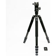 Dolica LX650B502 DS 65in Alluminum Alloy Professional Tripod with Built-in Monopod (Black)