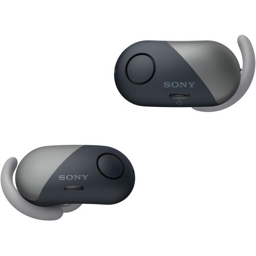 소니 Sony SP700N Truly Wireless Noise Canceling Sports In-Ear Headphones, Black (WF-SP700NB) (Certified Refurbished)