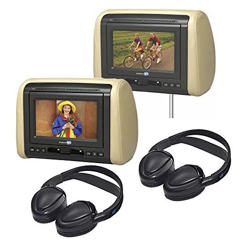  Audiovox Dual Dvd Mobile Video Headrest System
