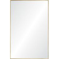 Renwil Inc MT1820 Florence - 32 Rectangular Mirror, Gold Leaf Finish