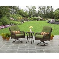 Better Homes & Gardens 3-Piece Outdoor Furniture Set, Better Homes and Gardens Azalea Ridge 3-Piece Outdoor Bistro Set, Seats 2 (Green)