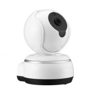 Healifty Surveillance Camera 720p Mobile Phone Wireless IP Security Camera with us Plug for Indoor Outdoor (White)