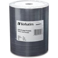 [아마존베스트]Verbatim DVD-R 4.7GB 16X DataLifePlus White Inkjet Printable Surface, Hub Printable - 100pk Tape Wrap