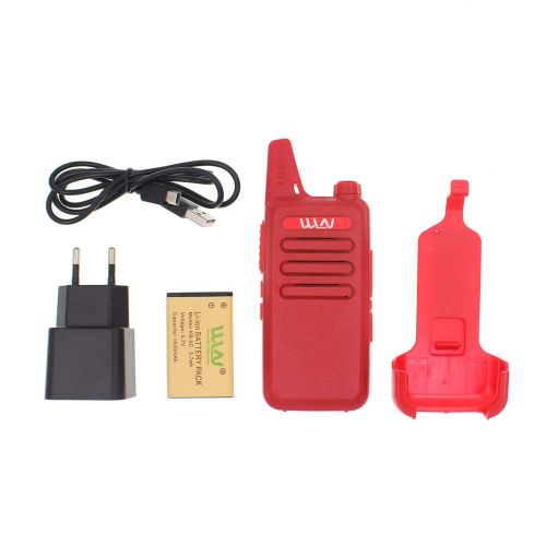  10PCS WLN KD-C1 Two Way Radio UHF 400-470 MHz Mini-Handheld Transceiver Toy Walkie Talkie +1PCS Programming Cable