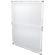 Fotodiox Pro Studio Solutions 110cm x 110cm (43.25in x 43.25in) Boom Sun Scrim - Collapsible Frame Diffusion & SilverWhite Reflector Kit with Boom Handle and Carry Bag