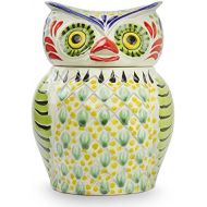 NOVICA 225808 Owl Treats Majolica Ceramic Cookie jar