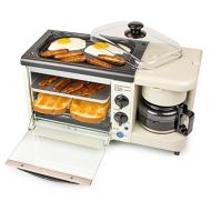 Nostalgia Bset100Bc 3-in-1 Toaster Ovens, 2 Slice, Bisque