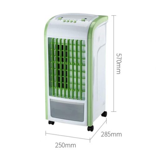  FDURU Air Conditioning Fan Single Cold Home Small Dormitory Cooling and Cooling Artifact Chiller Plus Water Electric Fan Small Air Conditioning 3 Speeds 3 Wind Settings Oscillation