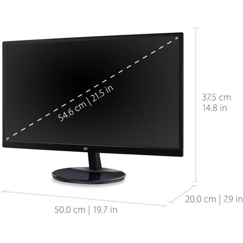  ViewSonic VA2855SMH 28 Inch 1080p LED Monitor with Enhanced Viewing Comfort HDMI and VGA Inputs