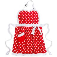 Visit the Disney Store Disney Minnie Mouse Apron for Adults Red
