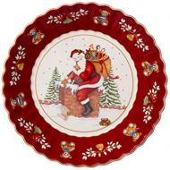 [아마존베스트]Villeroy & Boch Toys Fantasy Large Bowl Santa on Roof, Premium Porcelain, Red, Colourful, 25 x 25 x 5 cm