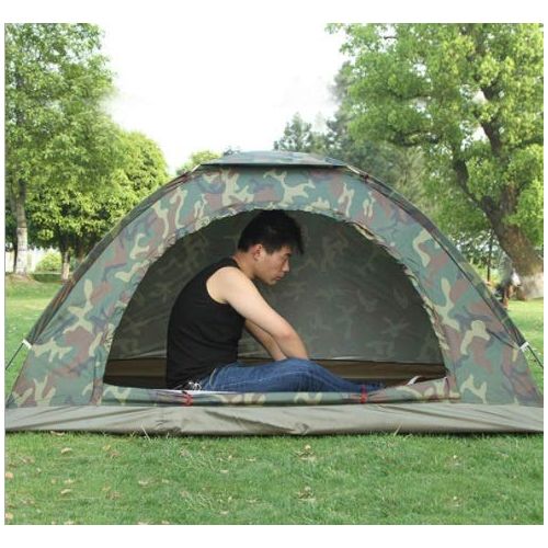  Amio Wildes Moskito-Visier doppeltes Einzelschichttarnungszelt Im Freienstrandzelt kampierendes touristisches Zelt mit 2 Personen