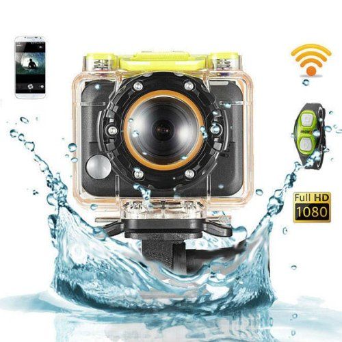  IRISMARU Full HD 5MP 1080P Waterproof 60 Meters Sport Camera Wifi Outdoor