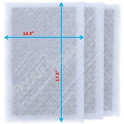  RAYAIR SUPPLY 16x20 Air Ranger Replacement Filter Pads 16X20 (3 Pack) White