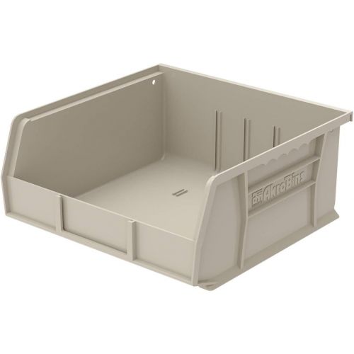  Akro-Mils 30235 Plastic Storage Stacking AkroBin, 11-Inch by 11-Inch by 5-Inch, Clear, Case of 6