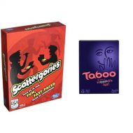 Hasbro Scattergories Game and Taboo Board Game Bundle