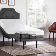 LUCID Lucid L300 Adjustable Bed Basewith Lucid 10 inch Latex Hybrid Mattress-Twin XL