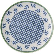 [아마존베스트]Villeroy & Boch 1026982645 Castell Coup Salad Plate, 7.75 in, White/Blue/Green