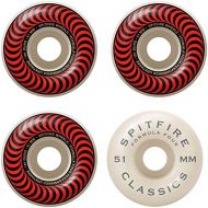 Spitfire Skateboard Wheels F4 Classics 101A Red/White 51mm