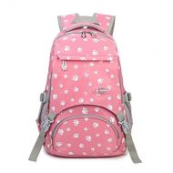 Fanci Lovely Dog Paw Prints Waterproof Capacity School Backpack with 14inch Padded Laptop Compartment