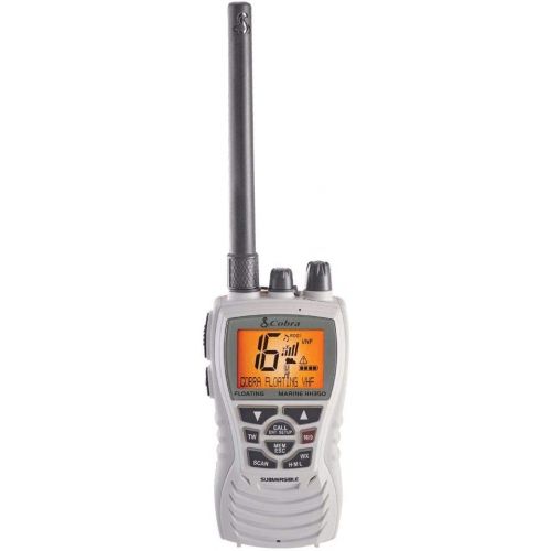 코브라 Cobra MRHH600 - Marine Radio, Handheld, Rugged, Floating, VHF, Bluetooth, GPS, FlashlightStrobe, 6 Watt